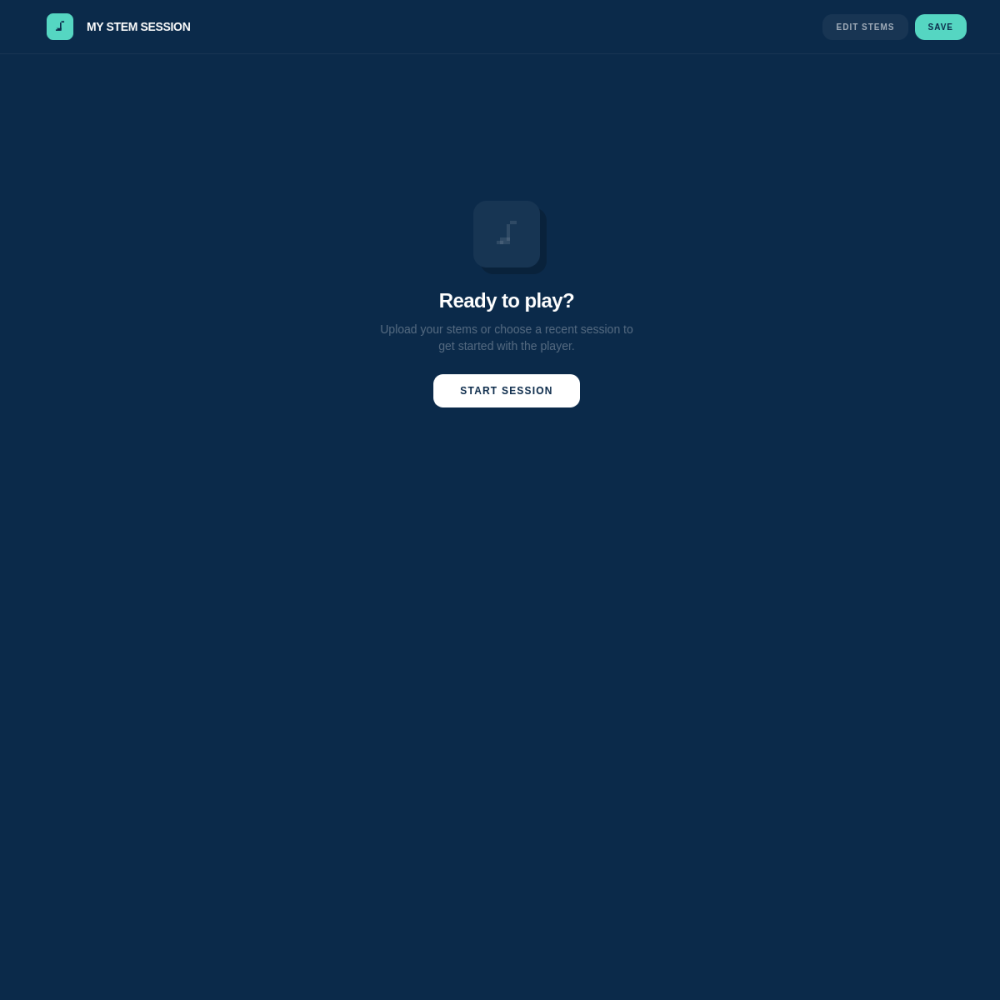 Stem Player website screenshot